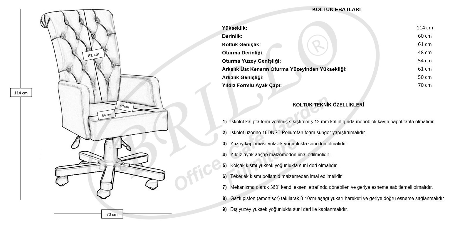 Denge Müdür - Ofis mobilyası - Ofis mobilyaları